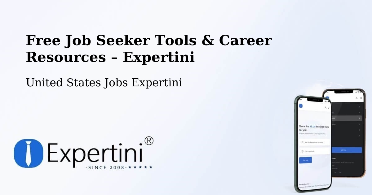 Free Job Seeker Tools & Career Resources – Iselin - Iselin, United States Jobs Expertini