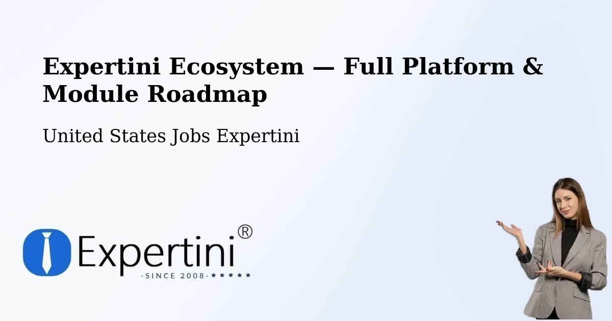 Expertini Ecosystem — Full Platform & Module Roadmap – Iselin