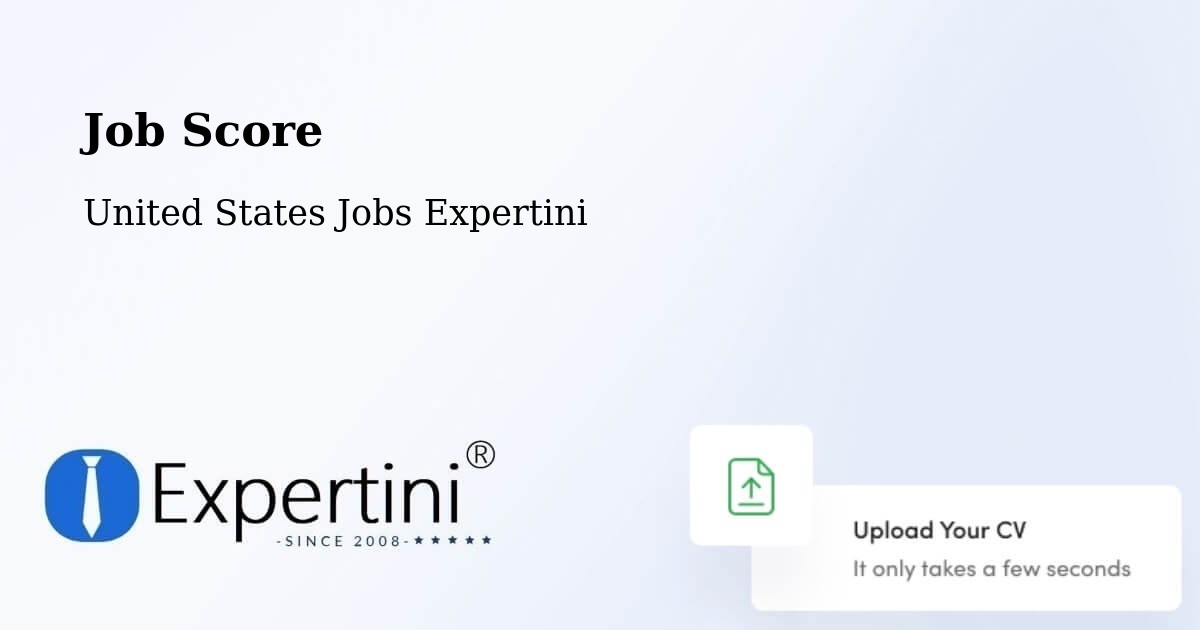 Job Score & Job Description Score Tool – Iselin - United States Jobs Expertini